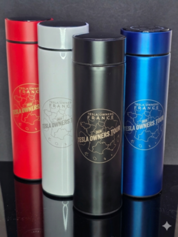 Thermos avec affichage de la température